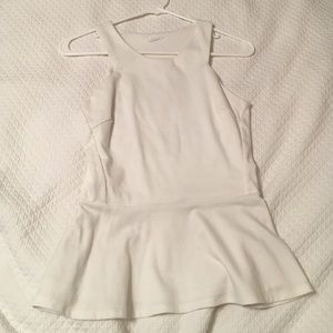 Tobi high neck peplum shirt